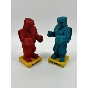 Funko Rock'Em Sock'Em Robots Wacky Wobbler Red Blue Bobbleheads Set